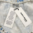 Load image into Gallery viewer, Juliet Dunn White / Blue Embroidered Floral Midi Dress
