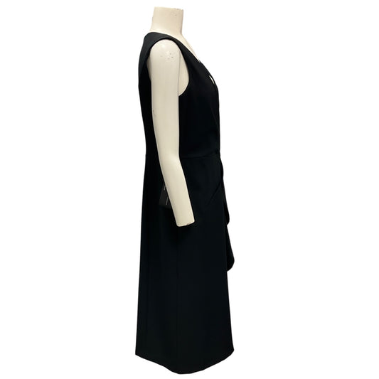 Kay Unger Black Brynn Midi Dress