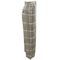 Load image into Gallery viewer, 3.1 Phillip Lim Brown Multi Sequin Plaid Wide Leg Trouser
