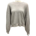Load image into Gallery viewer, R13 Light Heather Grey Distressed Cropped Oversized Pullover
