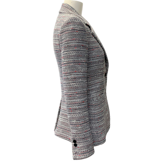 Veronica Beard Navy / Whire / Red Tweed Dickey Jacket