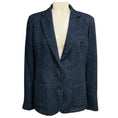 Load image into Gallery viewer, Eleventy Navy Blue Wool Tweed Blazer
