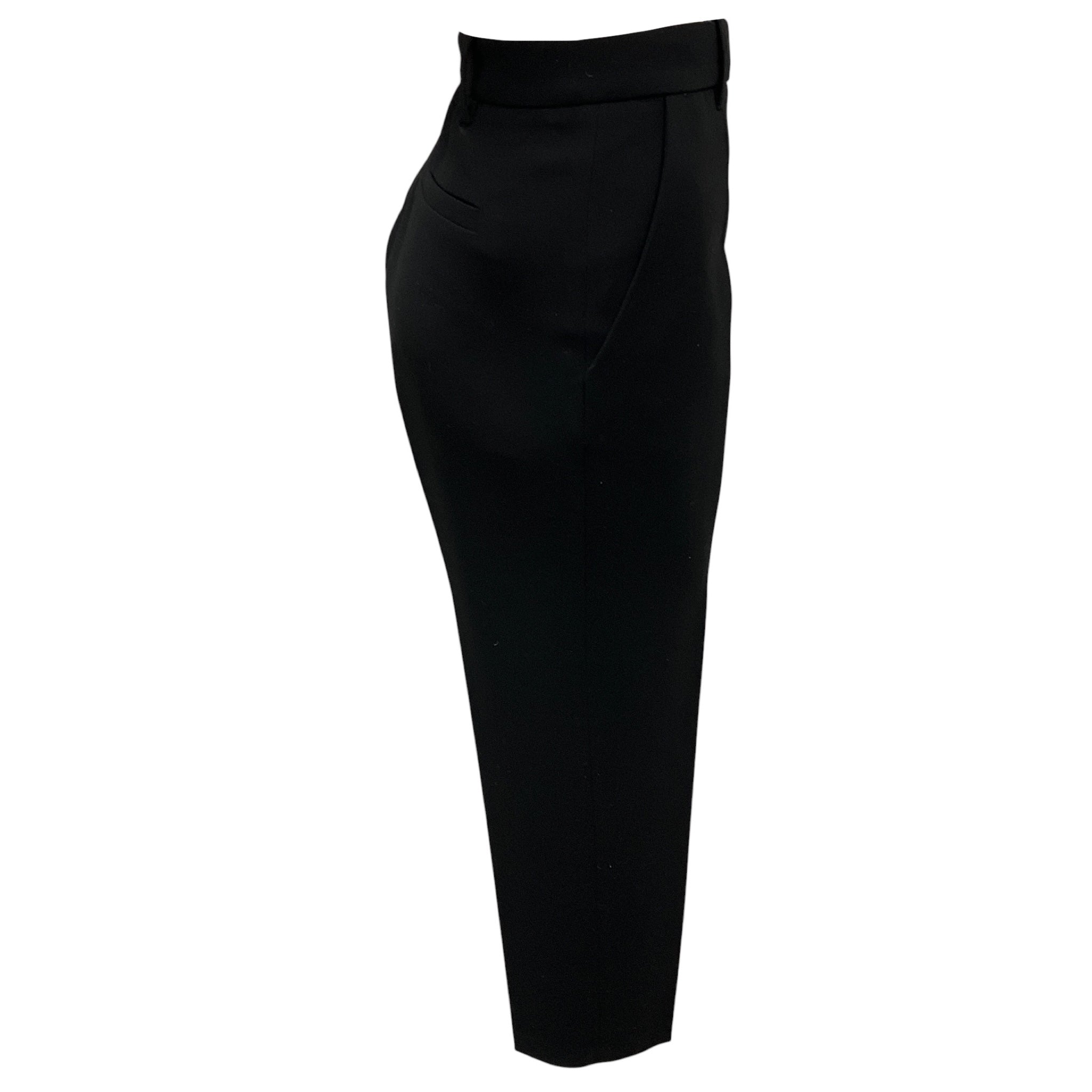 Barbara Bui Black Crepe Trousers
