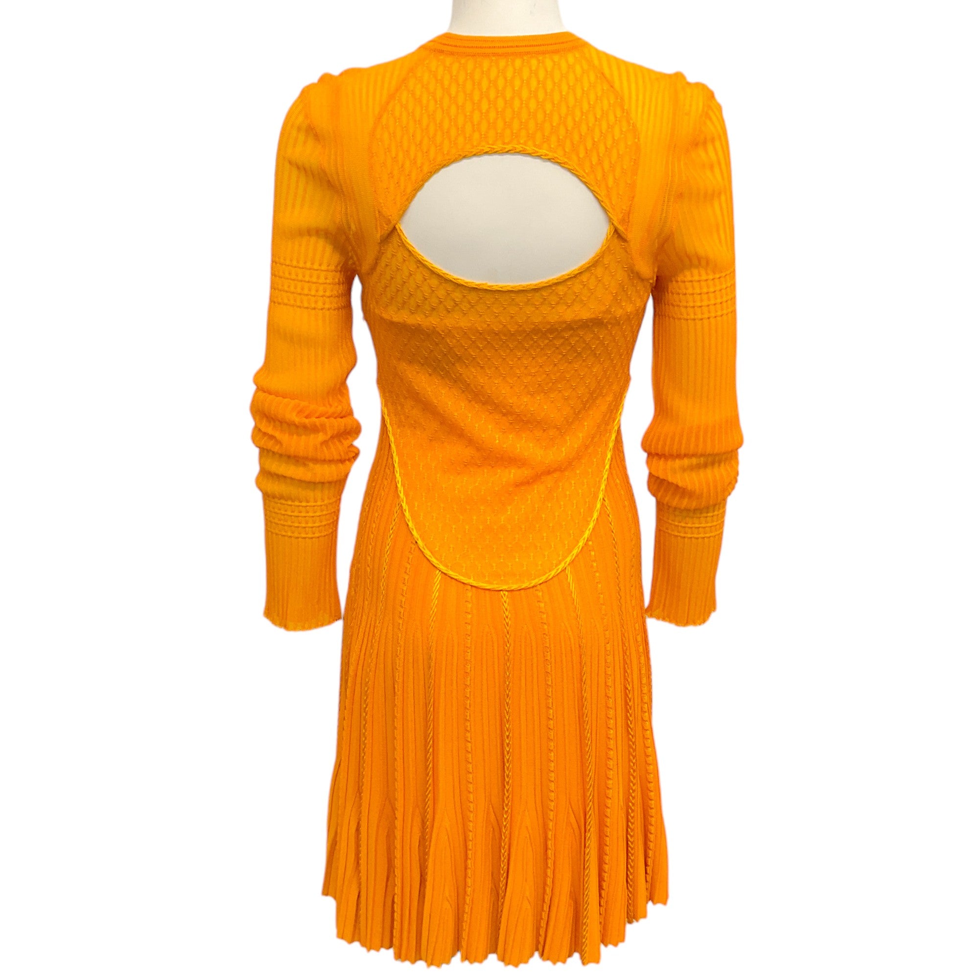 Givenchy Golden Yellow Knit Dress with Slip