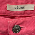 Load image into Gallery viewer, Celine Pink Frayed Hem Straight Leg Cotton Denim Jeans
