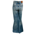 Load image into Gallery viewer, McQueen Blue Denim High Rise Bootcut Jeans
