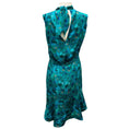 Load image into Gallery viewer, Saloni x Victoria Tang Teal Multi Fleur Short Dress
