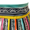 Load image into Gallery viewer, Mary Katrantzou White Multi Striped Pleated Tiered Skirt
