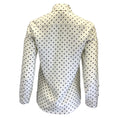 Load image into Gallery viewer, Gabriela Hearst Ivory / Navy Blue Mirtha Pinktucked Polka Dotted Long Sleeved Button-down Silk Blouse
