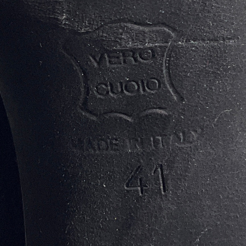 Giambattista Valli Black Suede Open Toe Lace Up Tall Boots