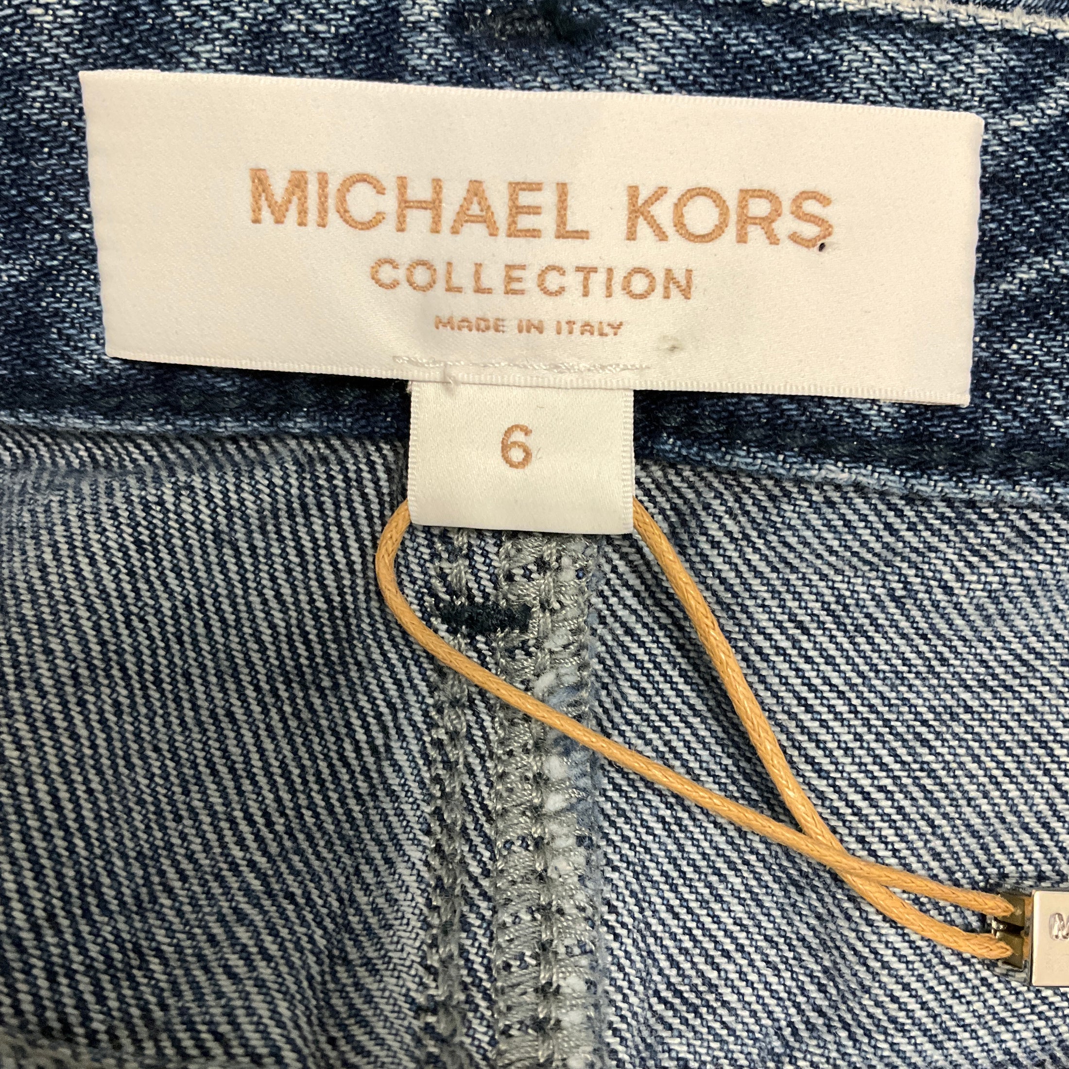 Michael Kors Collection Indigo Denim Slim Stovepipe Jeans