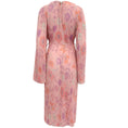 Load image into Gallery viewer, Balenciaga Pink Print Pleated Midi Dress
