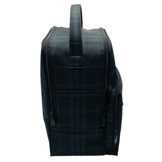 Burberry Black / Grey Classic Nova Check Plaid Golf Shoe Bag