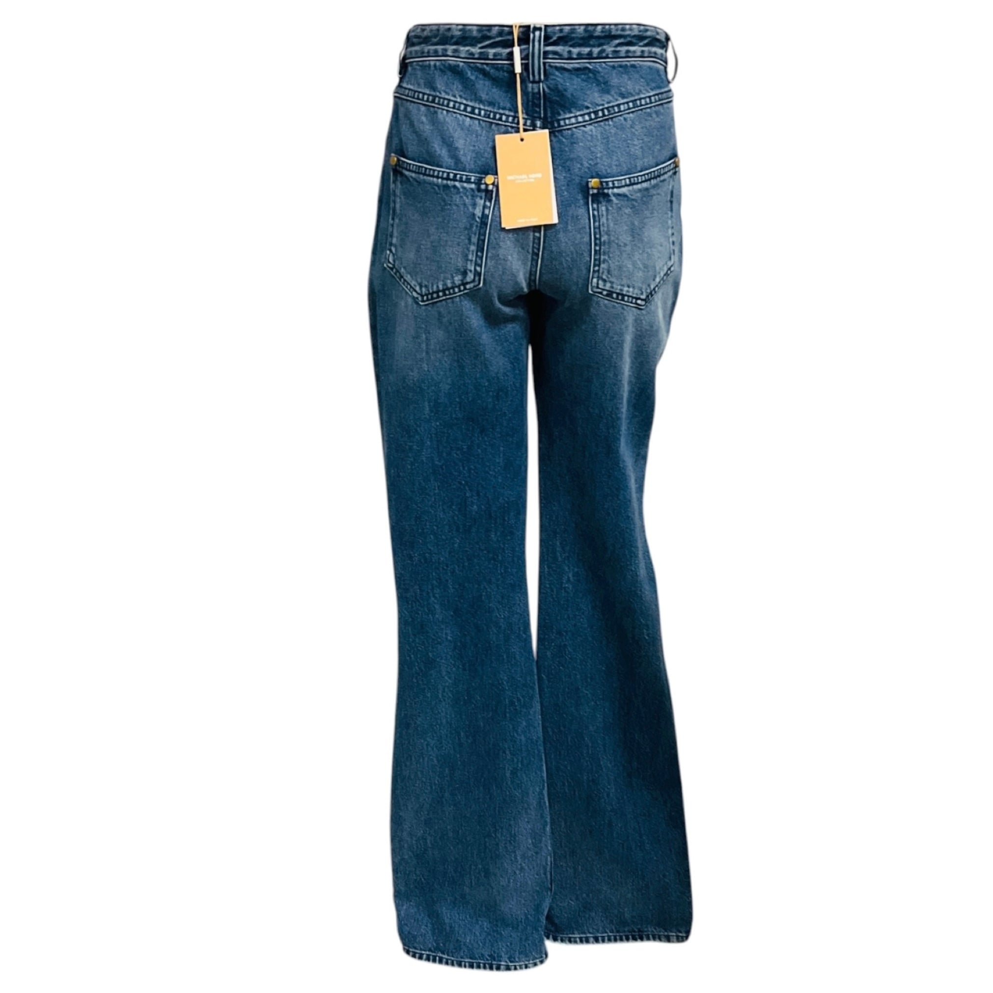 Michael Kors Collection Indigo Denim Slim Stovepipe Jeans