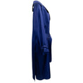 Load image into Gallery viewer, Balenciaga Cobalt Asymmetric Trench Coat
