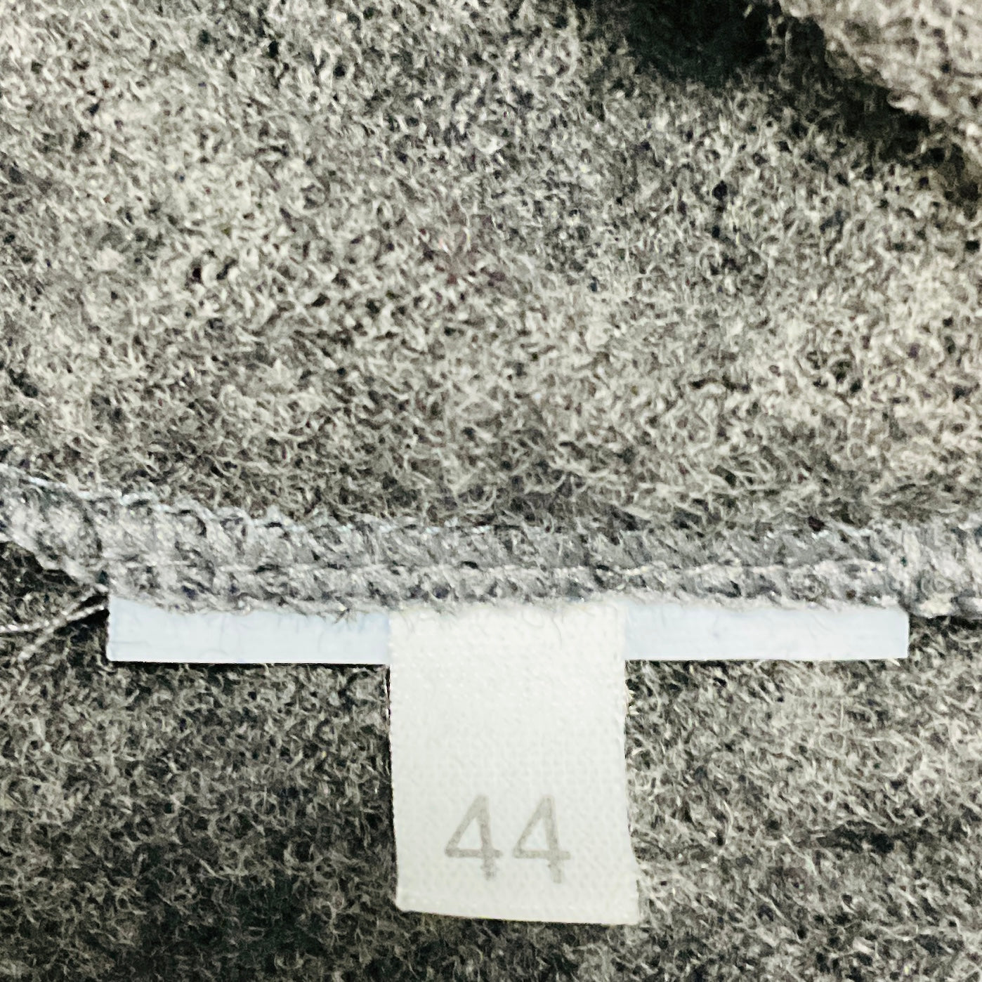 Ermanno Scervino Charcoal Grey Lace Trimmed Knit Sweater