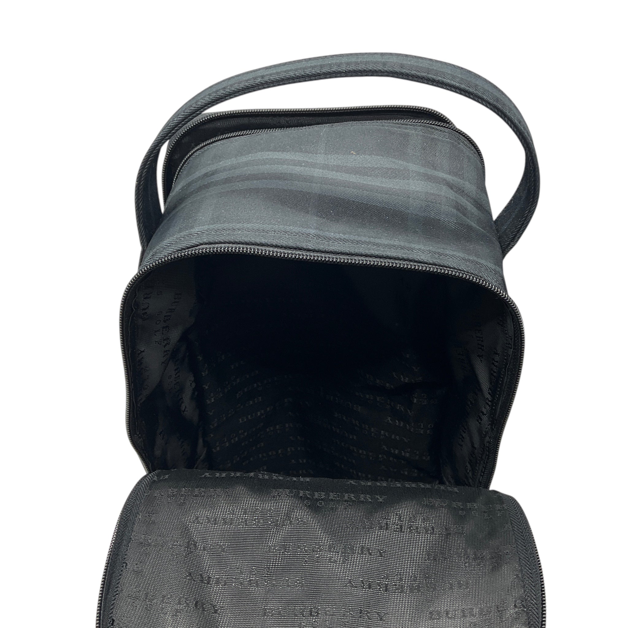 Burberry Black / Grey Classic Nova Check Plaid Golf Shoe Bag