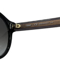 Load image into Gallery viewer, Chloe Black Round Plastic Sunglasses
