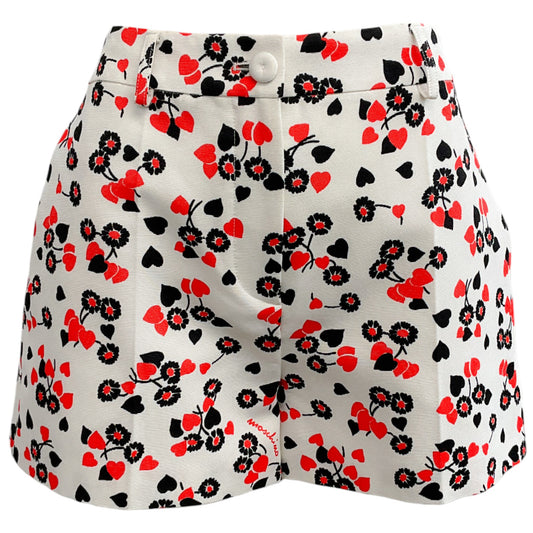Moschino Couture Floral / Heart Print Shorts