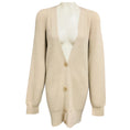 Load image into Gallery viewer, Akris Punto Beige Cashmere and Wool Knit Cardigan Sweater
