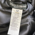 Load image into Gallery viewer, Dolce & Gabbana Black V-Back Wool Crepe Midi Dress
