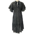 Load image into Gallery viewer, Ulla Johnson Midnight Blue Cotton Doris Flutter Sleeve Dress
