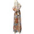 Load image into Gallery viewer, Ulla Johnson Ocean Jasper Brocade Izra Off Shoulder Maxi Dress
