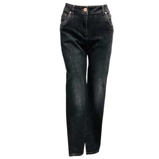 Brunello Cucinelli Dark Grey Extra Skinny Fit High Waist Jeans