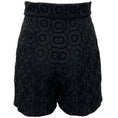 Load image into Gallery viewer, Moschino Couture Black Lace Eyelet Shorts
