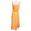 Load image into Gallery viewer, Acne Studios Pastel Orange Lace Wrap Dress
