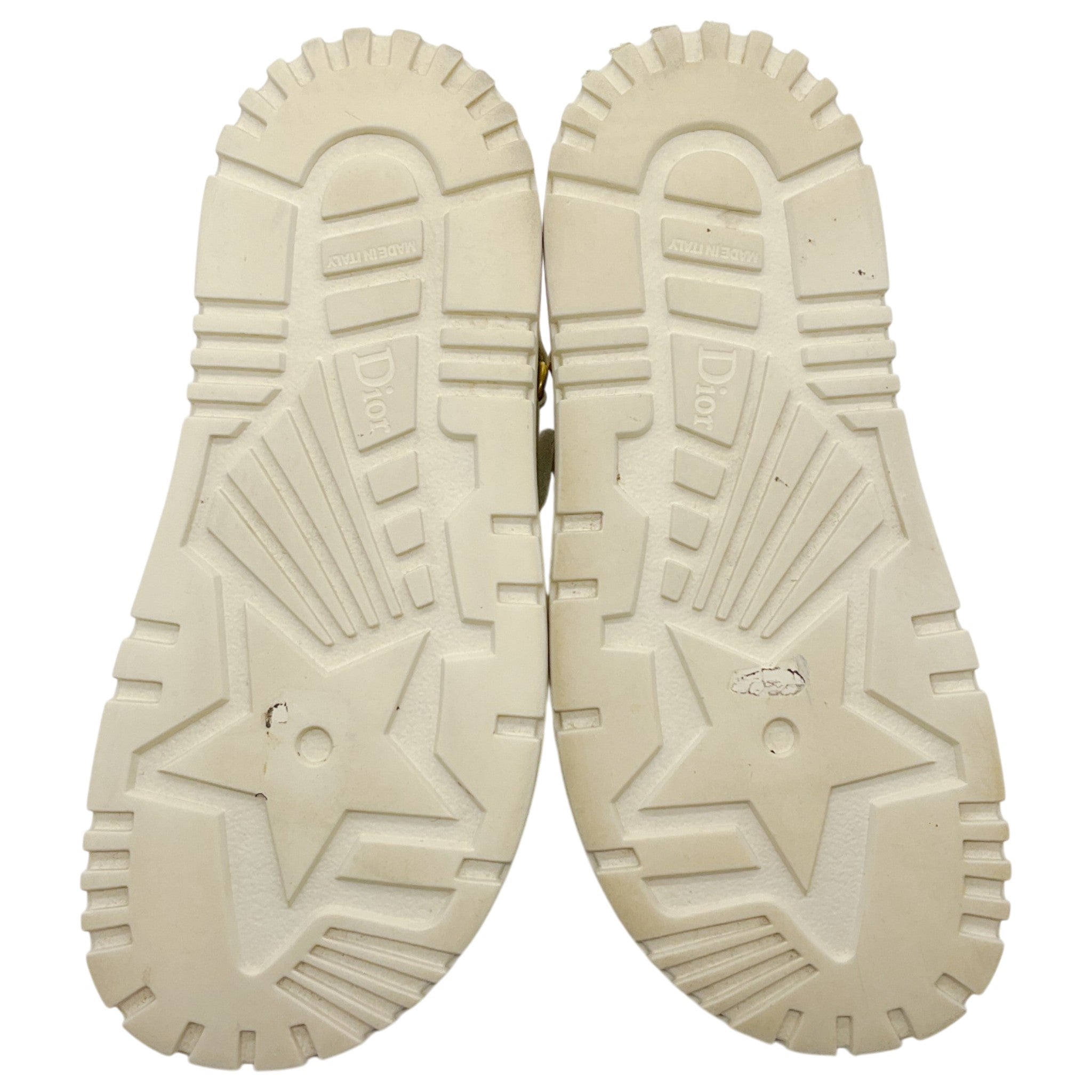 Christian Dior Beige Leather Dioract Sandals