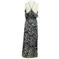 Load image into Gallery viewer, Jason Wu Black / Blue / Green / Silver Metallic Printed Lurex Detail Silk Maxi Dress
