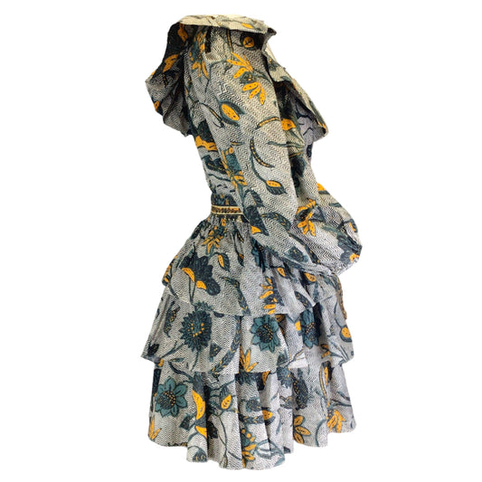 Ulla Johnson Multicolored Portofino Print Giselle Dress