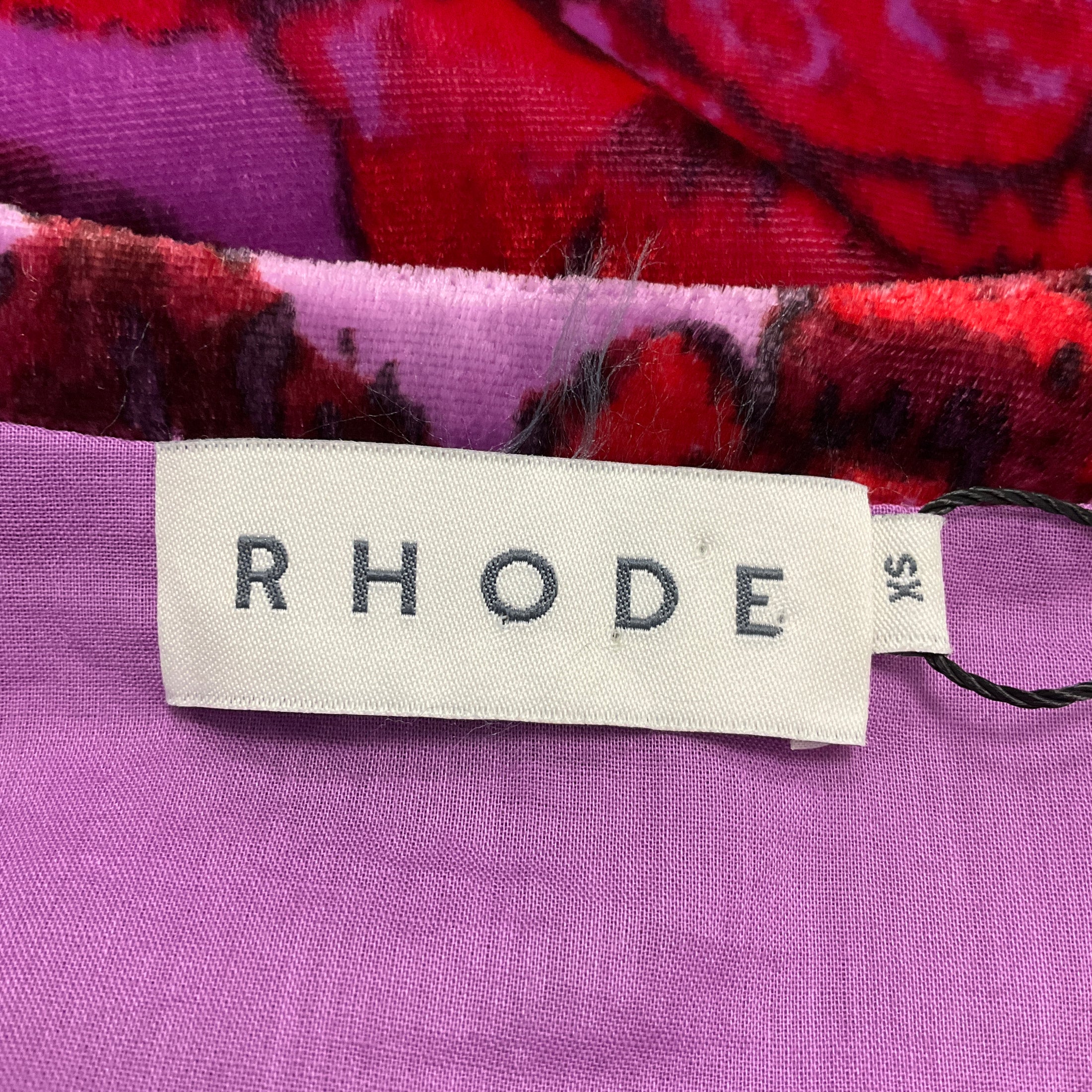 Rhode Purple Camellia Vine Crocus Leanna Dress