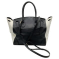 Load image into Gallery viewer, Ralph Lauren Black / White Calfskin Leather Soft Ricky 33 Bag
