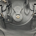Load image into Gallery viewer, Ralph Lauren Black / White Calfskin Leather Soft Ricky 33 Bag
