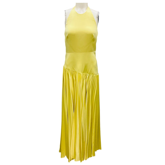 Alexis Pale Yellow Saab Maxi Dress