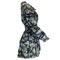 Load image into Gallery viewer, LoveShackFancy Deep Blue Trace Print Clarkie Mini Dress

