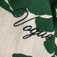 Load image into Gallery viewer, La DoubleJ x Six Senses Rome Green / White / Black Vogue Embroidered Leaf Print Cotton Robe with Belt
