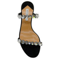 Load image into Gallery viewer, Aquazzura Black Suede Maxi Tequila Sandals
