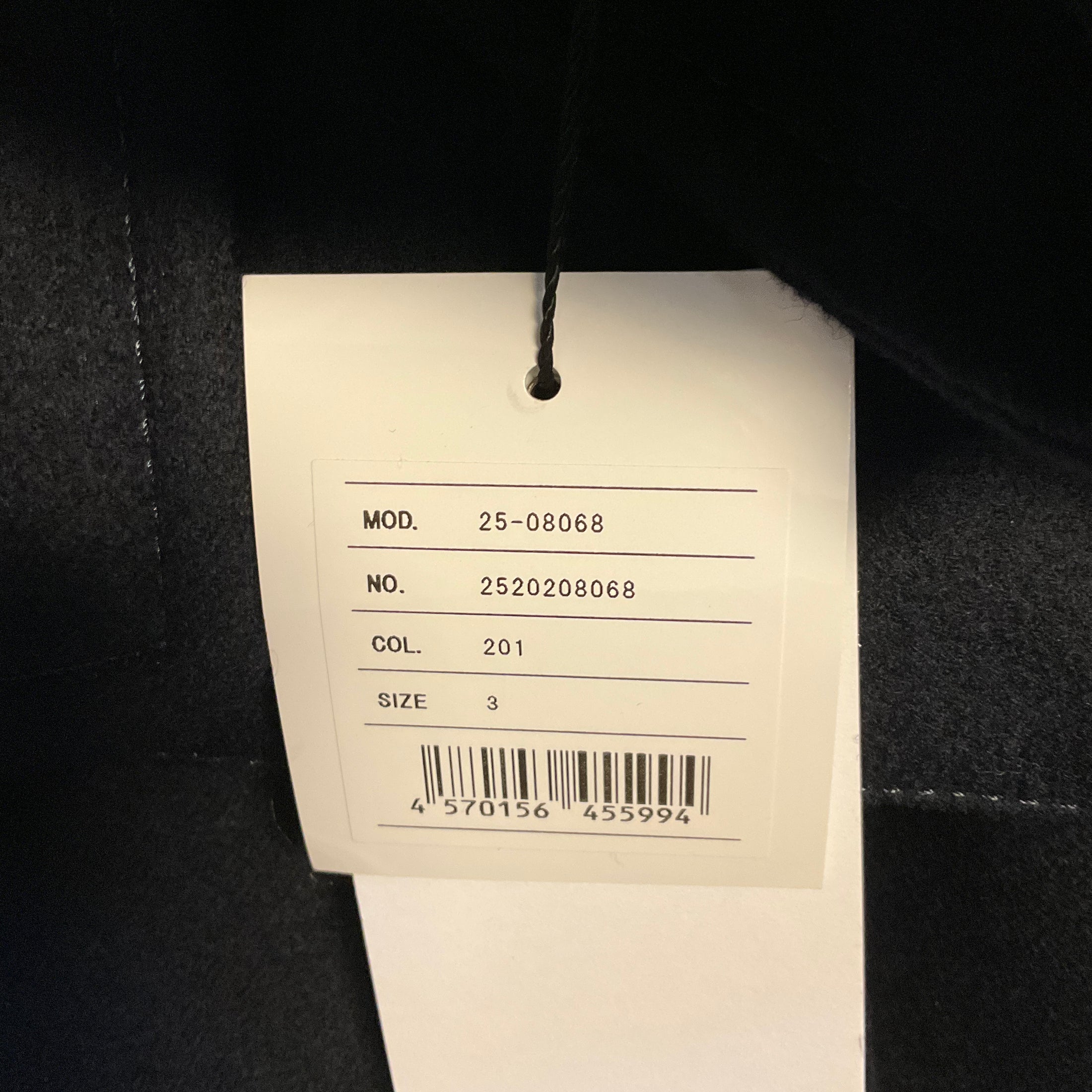 Sacai Navy Blue Wool Melton Blouson Jacket with Black Faux Fur Trim