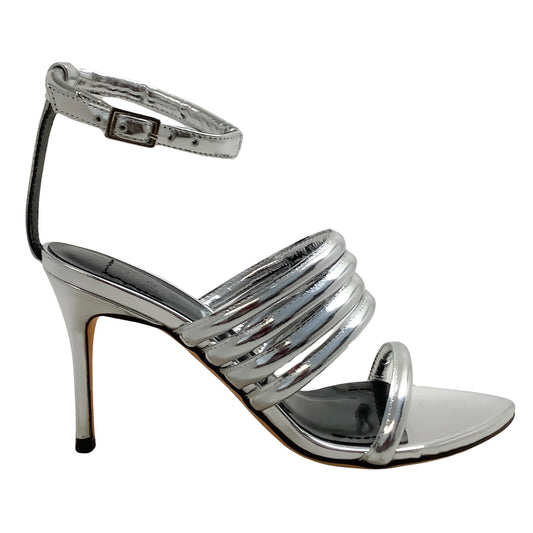 Iro Mirrored Silver Calia Strappy Sandals