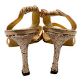 Load image into Gallery viewer, Manolo Blahnik Copper Sequined Callasli Slingback Sandals
