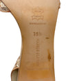 Load image into Gallery viewer, Manolo Blahnik Copper Sequined Callasli Slingback Sandals
