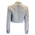 Load image into Gallery viewer, Alexander McQueen Light Blue 2022 Cropped Wool Blazer
