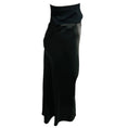 Load image into Gallery viewer, Rick Owens Black Luxor Collection Bias Cut A-Line Skirt with Knit Waistband
