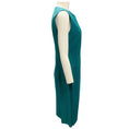 Load image into Gallery viewer, Hugo Boss Teal Dayami Wool Sleeveless Pencil Midi Dress
