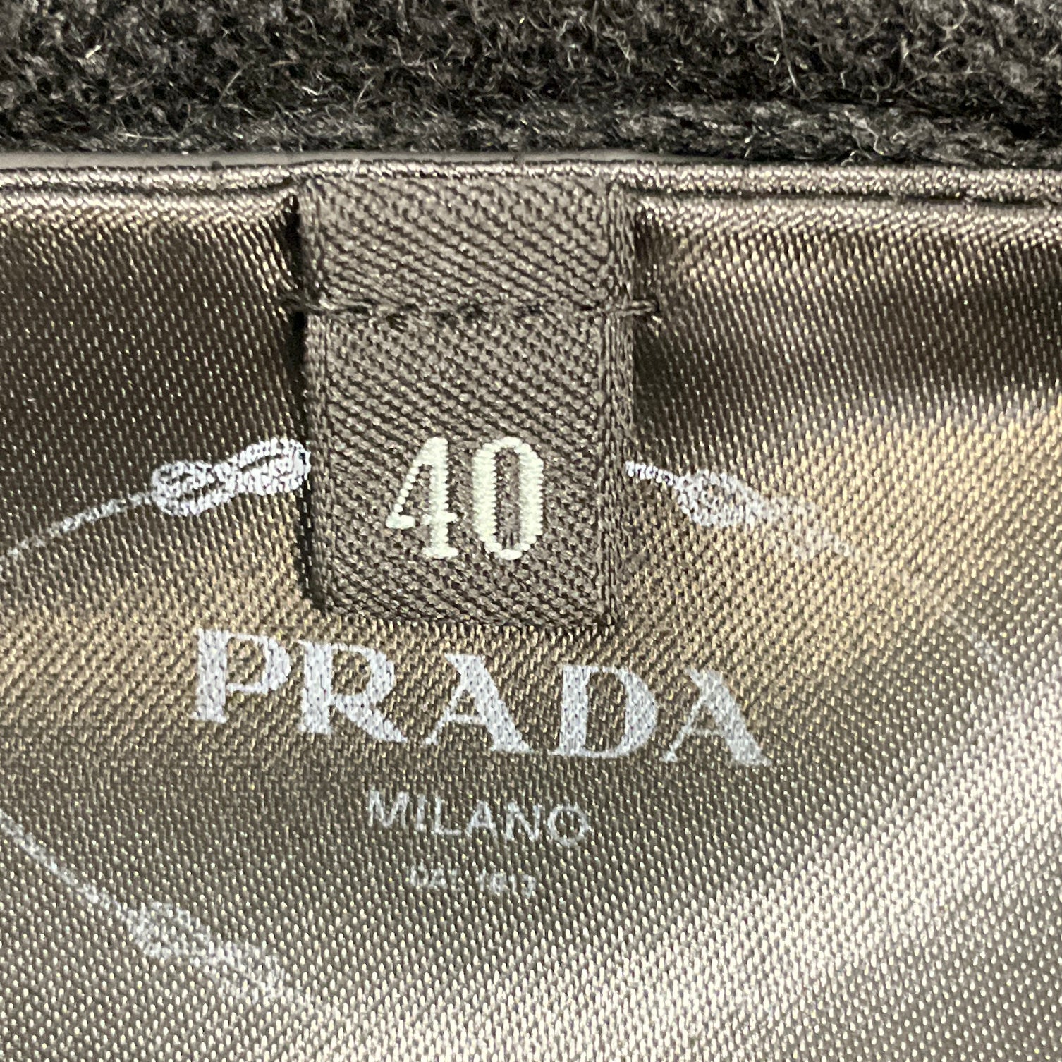 Prada Black Long Sleeved Cashmere Knit Polo Sweater