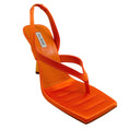 Load image into Gallery viewer, GIA / RHW Orange Satin Rosie 12 Wedge Sandals
