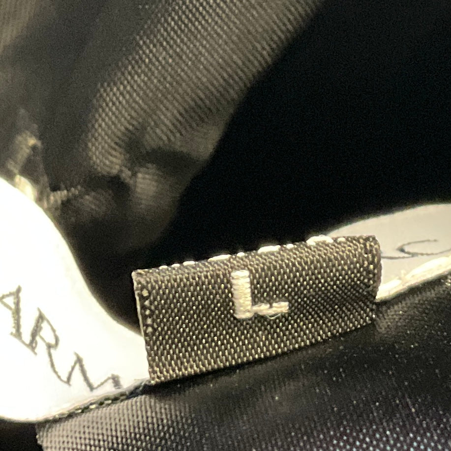 Carmen Marc Valvo Magenta / Black Sleeveless Wool Dress